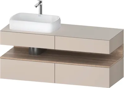 Produktbild von DURAVIT QA4765055910000 QAT KWTU WH Ek. 1400x550x600 Tp. Mt.