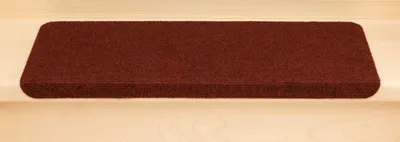 Produktbild von Stufenmatte Ramon MW Rechteckig mit Winkel Bordeaux 1 Stück