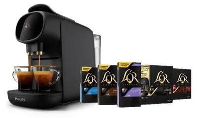 Image de Machine à café à double capsule - PHILIPS - L'Or Barista Sublime - LM9012/65 - Noire + 50 capsules incluses
