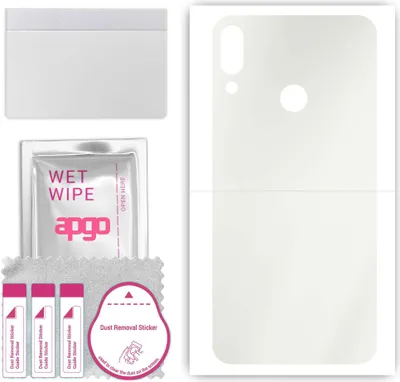 Produktbild von apgo Rückseite Schutzfolie, Matt, kompatibel mit Tecno Camon 11 Pro, Hinten Hydrogel-Displayschutzfolie mit Positionierhilfe, kratzfest, einfache Montage