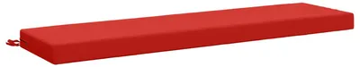 Produktbild von Bankkissen SOEST 100 % Polyester Rot 140 x 40 x 8 cm