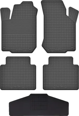 Produktbild von Gummi Fußmatten Set Für: Alfa Romeo 146 (1994-2001) Gummimatten Schwarz