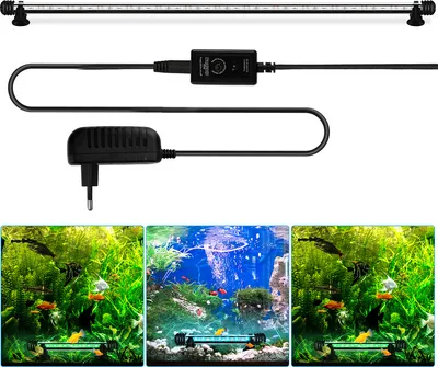 Obrázok produktu pre SWANEW 71 cm LED osvetlenie akvária akváriové svetlo RGB Fish Tank Spotlight mušle