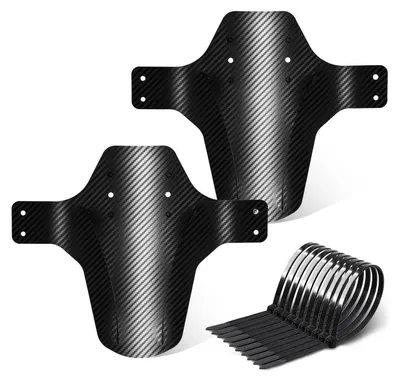 Image de Kit de garde-boue pour vélo de montagne, avant et arrière, universel, pour roues de 20 à 29 pouces, en plastique PP