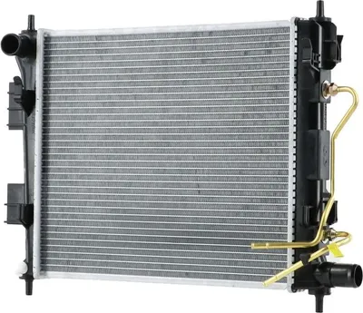 Obrázok produktu pre Chladič motora Chladiace rebrá spájkované 420 x 358 mm HELLA pre napr. HYUNDAI i10