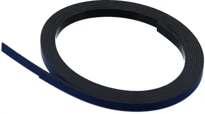 Produktbild von Magnetband beschreibbar 5mmx2m blau Packung mit 10 Stück