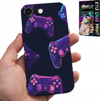Zdjęcie produktu dla Etui Do Iphone ( 6 Plus ) - Case Dla Gracza, Wzory Z Gier + Szkło
