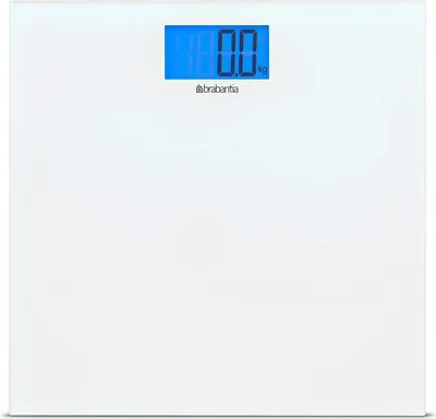 Obrázek produktu pro Brabantia 8710755483127, Elektronická osobní váha, 180 kg, 100 g, Bílá, kg, lb, ST, Obdélník