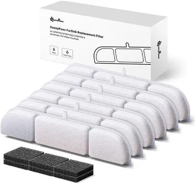 Productafbeelding van Vervangfilter Set voor Kattenfontein DPWFP6, 6 Stuks