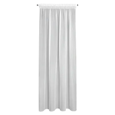 Obrázok produktu pre Hotová záclona s riasiacou páskou - Tamina, biela matná, š. 1,4 m x d. 2,5 m, š. 1,4 m x d. 2,7 m