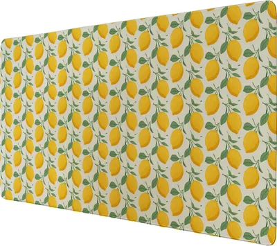 Produktbild von Zitronen Schreibtischunterlage 69x31cm XXL Mauspad