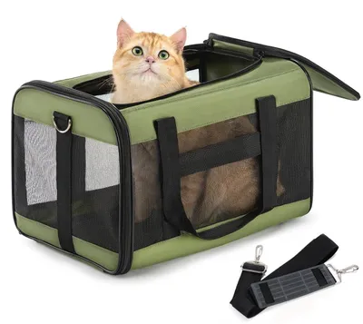 Produktbild von Faltbare Tiertransportbox für Katzen und Welpen