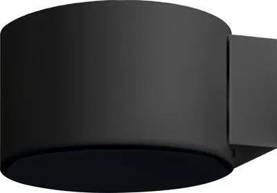 Immagine prodotto di Braytron LED applique nero rotondo up&down applique da esterno lampada a parete IP20 8W bianco caldo