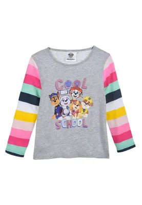 Produktbild von Paw Patrol Skye Everest Kinder Mädchen Langarm-Shirt Longsleeve Oberteil, Farbe:Grau, Größe Kids:98