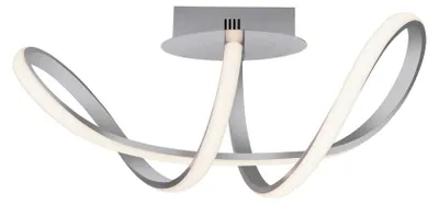 Immagine prodotto di Plafoniera LED argento, dimmerabile, L 62 cm