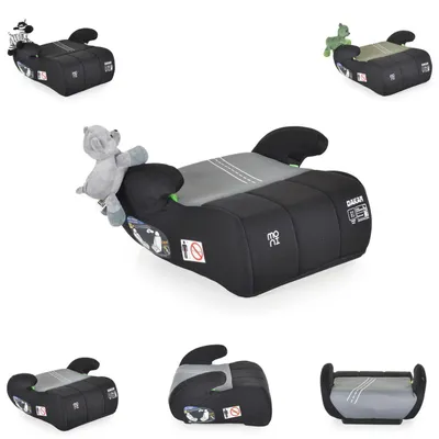 Obrázek produktu pro Moni podsedák Dakar i-Size (125-150 cm) skupina 3, plyšová hračka šedá
