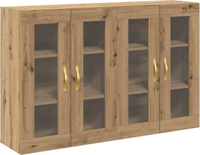 Image de Cabinets muraux 2 pcs Chêne artisanal 69,5 x 34 x 90 cm