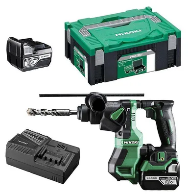 Image de Perforateur SDS-Plus 18V HIKOKI DH18DPAWPZ 2 x 5,0Ah en coffret