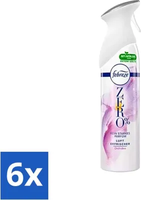 Produktbild von Febreze Spray – 0 % – Orchidee – Lufterfrischer – 300 ml - Vorteilspack - 6 Stücke