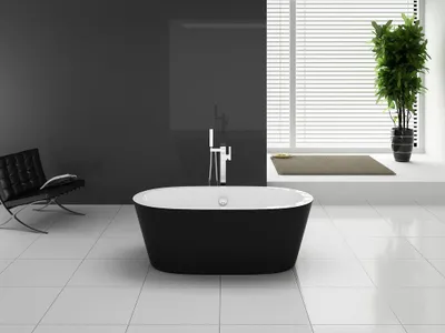 Produktbild von Freistehende Badewanne 170 x 80 x 58 cm, BW-IX024