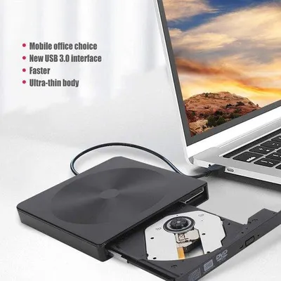 Produktbild von Famanu Externes CD/DVD-Laufwerk USB 3.0 - Ultra Slim