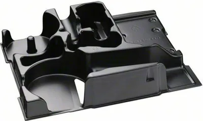 A black plastic insert tray for a tool.