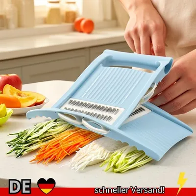 Produktbild von 5 in 1 Gemüse Obst Slicer Multifunktionale Manuelle Lebensmittel Reibe