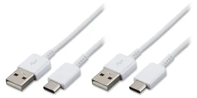 Produktbild von 2x Schnell-Ladekabel USB-C 1.2m weiß für Apple iPhone 16 Pro Max 16 Pro 16 Plus 16 15 Pro Max 15 Pro 15 Plus 15 USB A zu USB Typ C