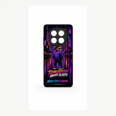 Productafbeelding van Xiaomi Redmi Note 14 4G hoesje, telefoonhoesje, beschermhoes met nachtlevenmotief – LUNØIR ©