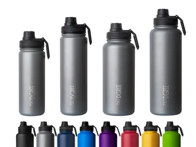 Produktbild von Edelstahl Thermo Trinkflasche noLimit 1200ml - Doppelwandig + Gratis Sportdeckel