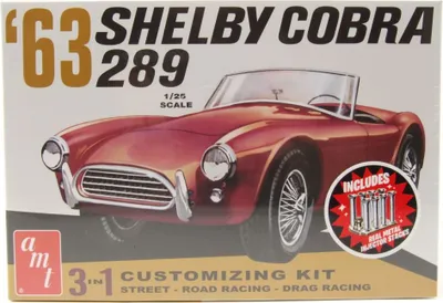 Produktbild von AMT 1319 Shelby Cobra 289 1963 Kunststoffbausatz 1:25