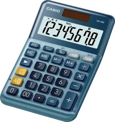 Produktbild von Casio MS-80E Taschenrechner Tasche Finanzrechner Blau