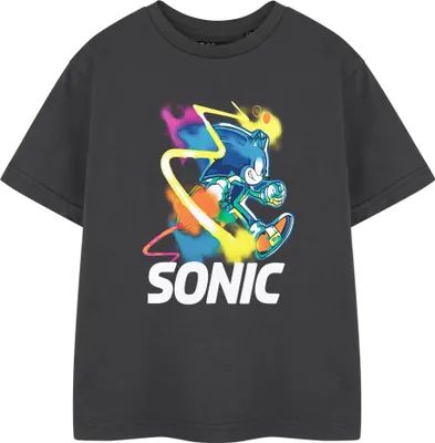 Image de Sonic The Hedgehog - T-shirt garçon manches courtes NS8619 (116) (Charbon de bois)