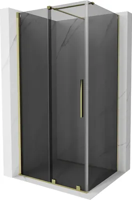 Immagine prodotto di Mexen Velar cabina doccia scorrevole 100 x 85 cm, grafite, oro - 871-100-085-41-50