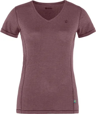 Produktbild von Fjällräven Abisko Cool Kurzarm-t-shirt Lila S Frau Lila S