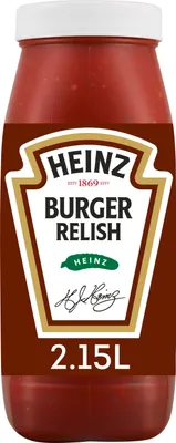 Zdjęcie produktu dla Heinz Burger Relish przecier pomidorowy kwaśny w dzbanku 2150ml