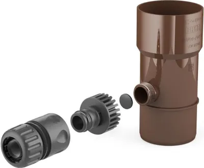 Produktbild von Regensammler 63 mm /braun/