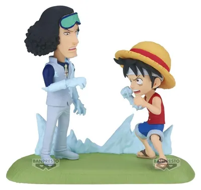 Productafbeelding van Banpresto - Figuur Monkey D. Luffy vs. Kuzan, 9 cm, One Piece World Collectable