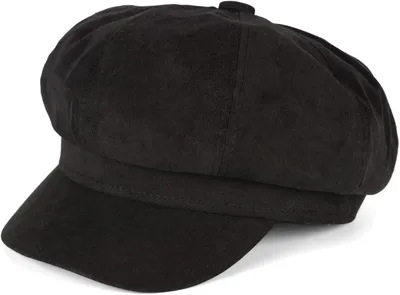 Produktbild von styleBREAKER Damen Ballonmütze aus weichem Stoff, Schirmmütze Vintage Style, Bakerboy Schiebermütze, Newsboy Cap 04023086