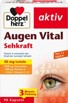 Produktbild von Doppelherz Augen Vital Sehkraft aktiv Kapseln 90 St