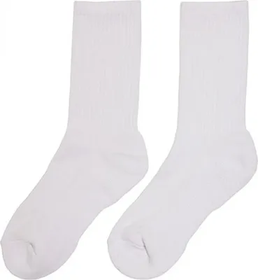 Image de Build Your Brand BY201 | Chaussettes Crew 35-38 à 47-50 - Couleur : Blanc - Taille : 35-38
