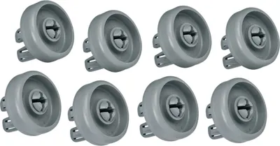 Produktbild von Korbrolle 8Stk Unterkorb Spülmaschine wie Bauknecht Ignis Whirlpool 481252888112