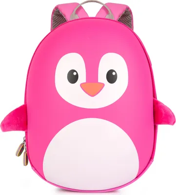 Image de Boppi - Sac à dos pour enfants- Pingouin (rose)