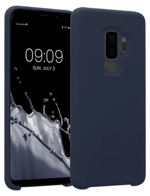 Produktbild von kwmobile Handyhülle für Samsung Galaxy S9 Plus Hülle - Case Silikon - Kabelloses Laden - Schutzhülle Cover in Heidelbeerblau