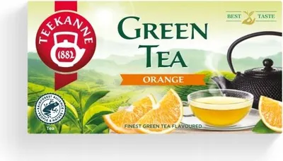 Produktbild von TEEKANNE - Green Tea Orange - Grüner Tee mit Orangengeschmack - 35 g