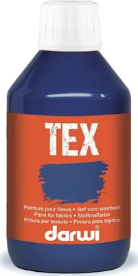 Zdjęcie produktu dla Darwi Tex Farba do tkanin Dark Blue 250 ml 1 szt.