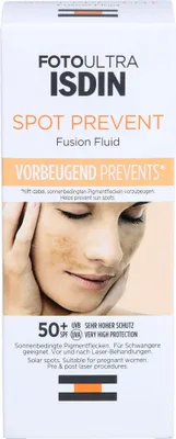 Produktbild von ISDIN FotoUltra Spot Prevent LSF 50+ Sonnencreme zur Vorbeugung von Pigmentflecken, 50 ml Emulsion
