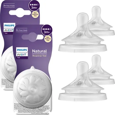 Image de Philips Avent Tétine SCY96402 Natural Response 2 pièces Allaitement au biberon