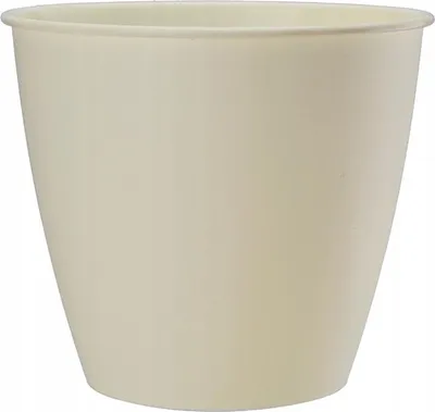 Productafbeelding van Plastic bloempot AZALIA, 15 cm, crème/beige