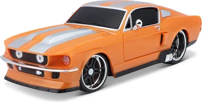 Zdjęcie produktu dla Maisto Tech 81520 - Samochód zdalnie sterowany - Ford Mustang GT '67 (pomarańczowy, skala 1:24)